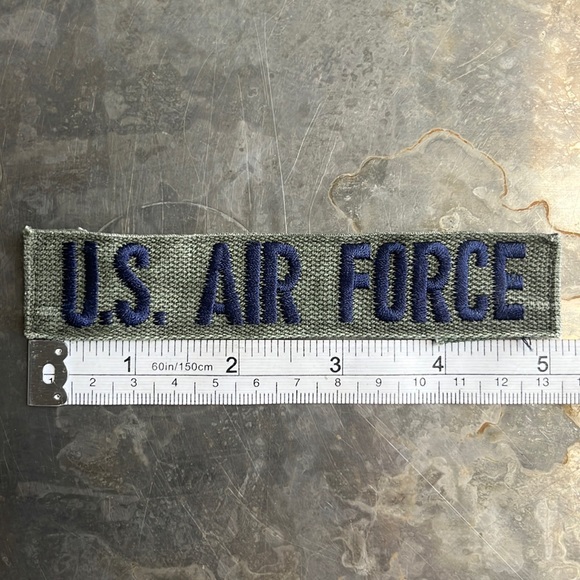 U.S. AIR FORCE embroidered tape patch - vintage - Picture 8 of 10